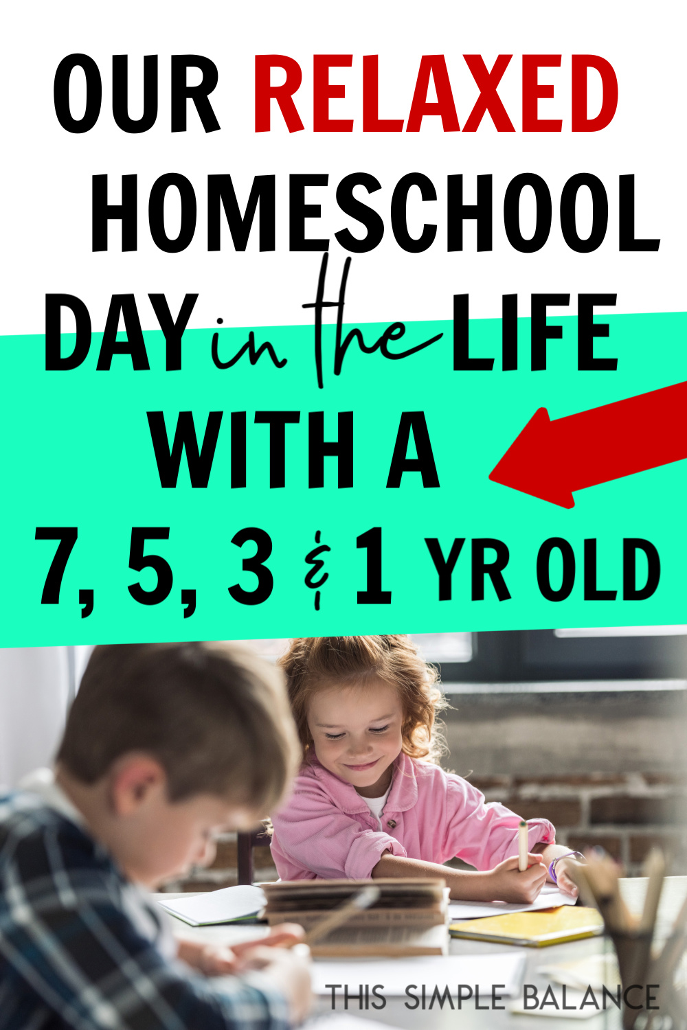 Relaxed Homeschooling A Day In The Life With A 7 5 3 And 1 Year Old