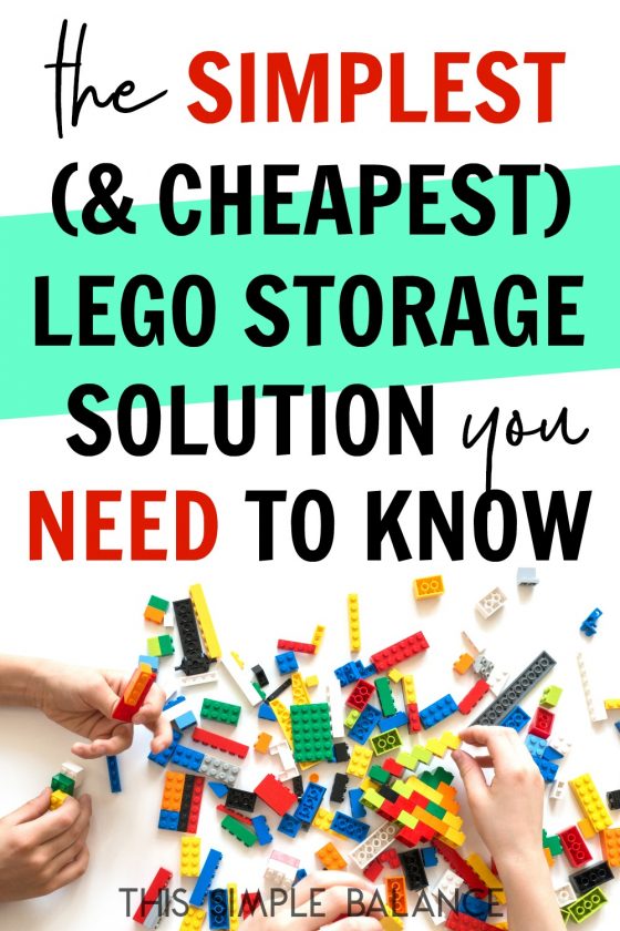 The Simplest, Cheapest LEGO Storage Solution - This Simple Balance