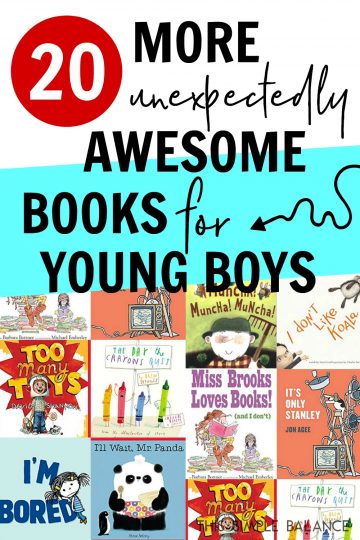20 More Unexpectedly Awesome Books for Young Boys - This Simple Balance