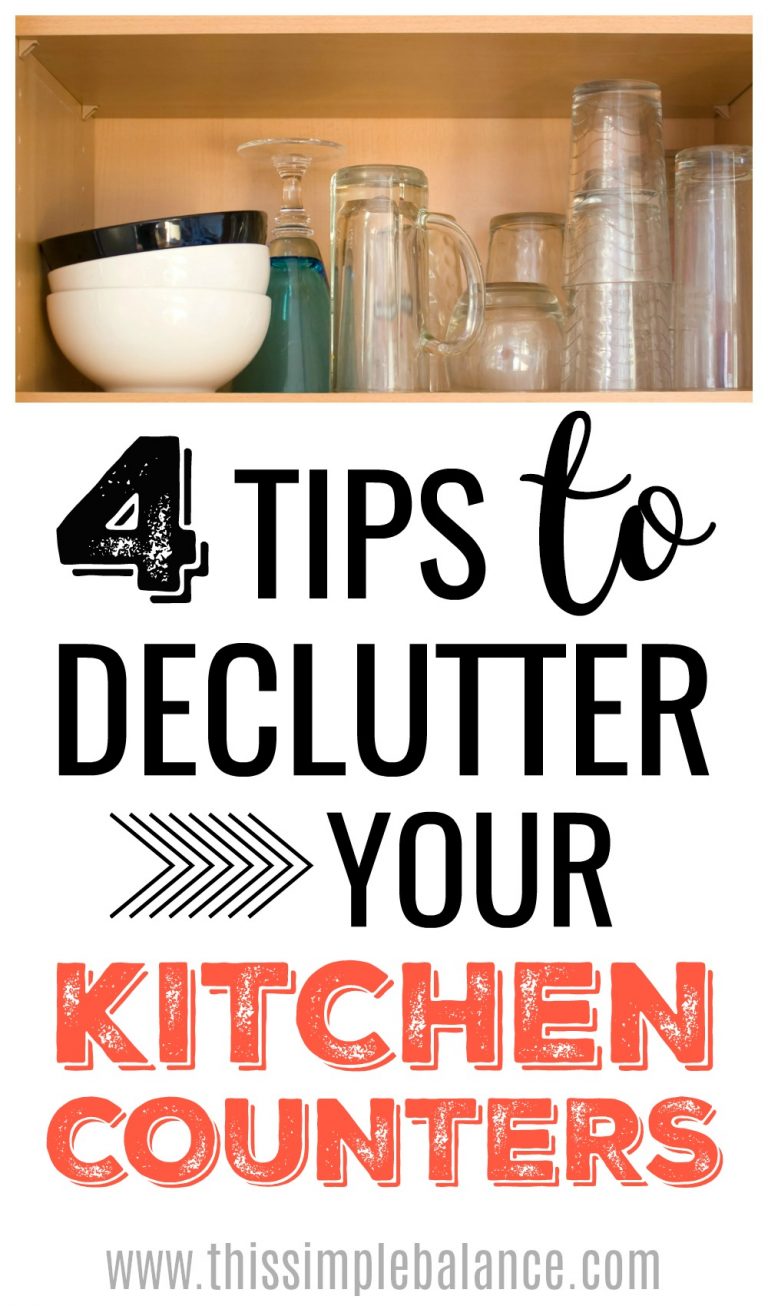 How to Declutter Kitchen Countertops (and why you need to) - This ...