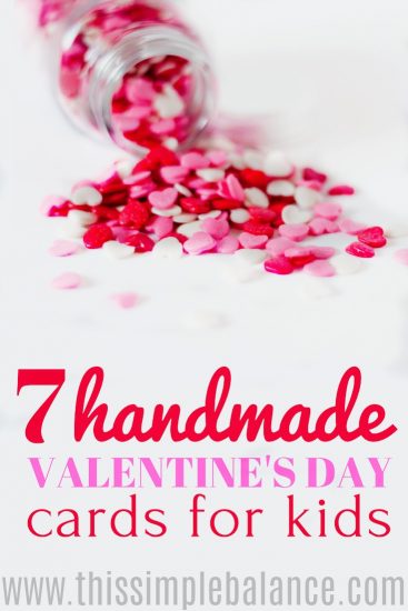 Valentine's Day: Handmade Cards for Kids - This Simple Balance