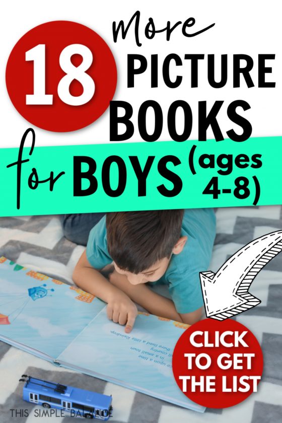 18 More Awesome Books for Boys (Ages 4-8) | This Simple Balance