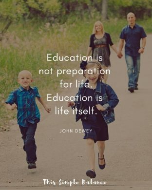 21 Unique Homeschool Quotes for Daily Inspiration - This Simple Balance